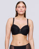 Prima Donna Twist Full Cup Bra in Black made for the curvier woman with a big bust front view