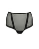 Prima Donna Twist Vivgirl Hotpant in Black made for the curvier woman front view ghost