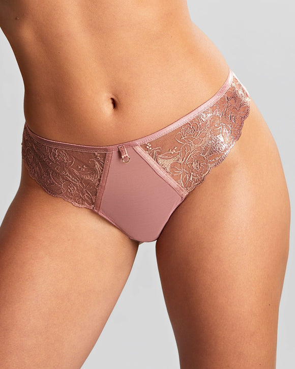 Panache Rosa Thong Rose Gold empowering curvy women front