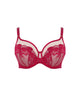 Scuptresse Josephine Full Cup Lace Bra Large Bust Bra in Magenta and Latte Ghost Image