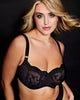 Sculptresse Ashley Padded Balcony Bra made for the curvy woman Black