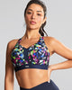 Panache Endurance Ultra Perform Fuller Bust Extreme Bounce Control Sports Bra Graphic Print Front J Hook