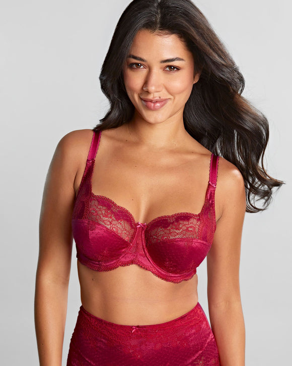 Le-Buste-Australia-7255A-Panache-Clara-Full-Cup-Bra-Orchid-Red-Front