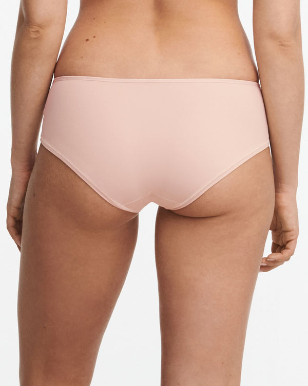 Chantelle Norah Chic Covering Shorty in Soft Pink made for the curvier woman back view