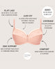 Fantasie Fusion Lace Side Support Bra in Blush made for the curvier woman with a big bust details