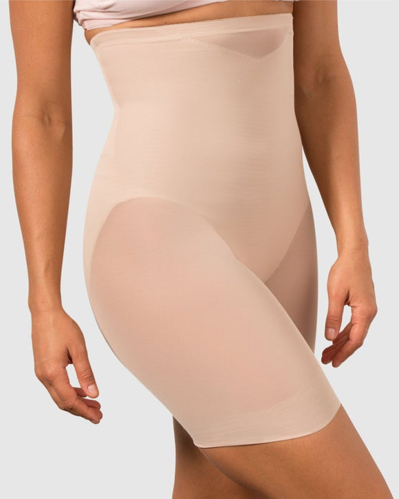 MiracleSuit Sheer Shaping Hi-Waist Thigh Slimmer is the perfect chub rub short for summer front