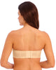 Wacoal Red Carpet Strapless Bra in Roebuck made for the curvier woman with a big bust beige back view no strap