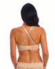 Wacoal Halo Lace Strapless Bra (non-padded) Naturally Beige back view with multiway straps